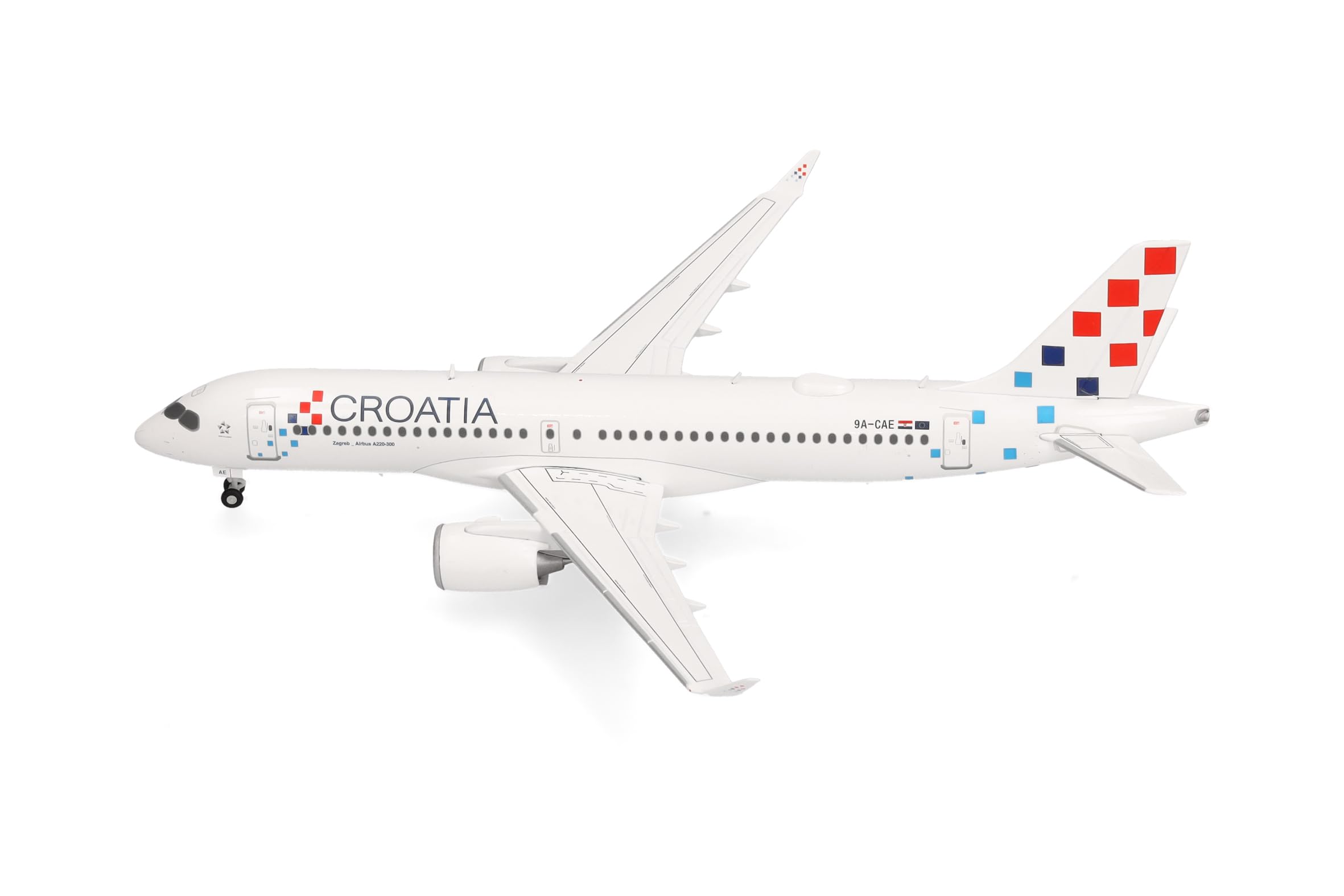 herpa-wings-croatia-a220-300-modellflugzeug-1-200-metall image 2