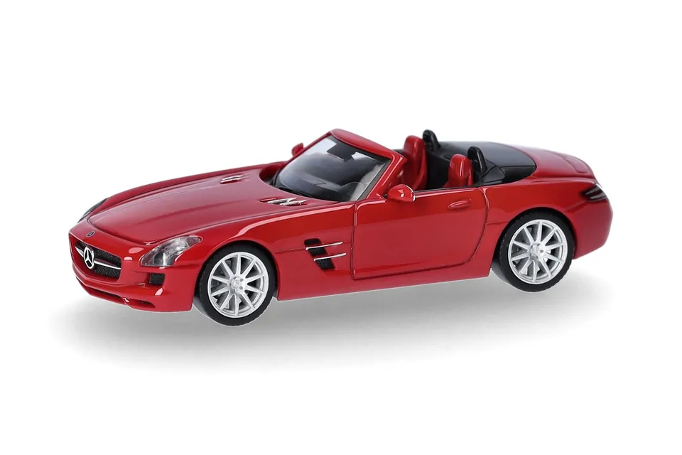 herpa-mercedes-sls-amg-roadster-modellauto-feueropal-1-87 image 1