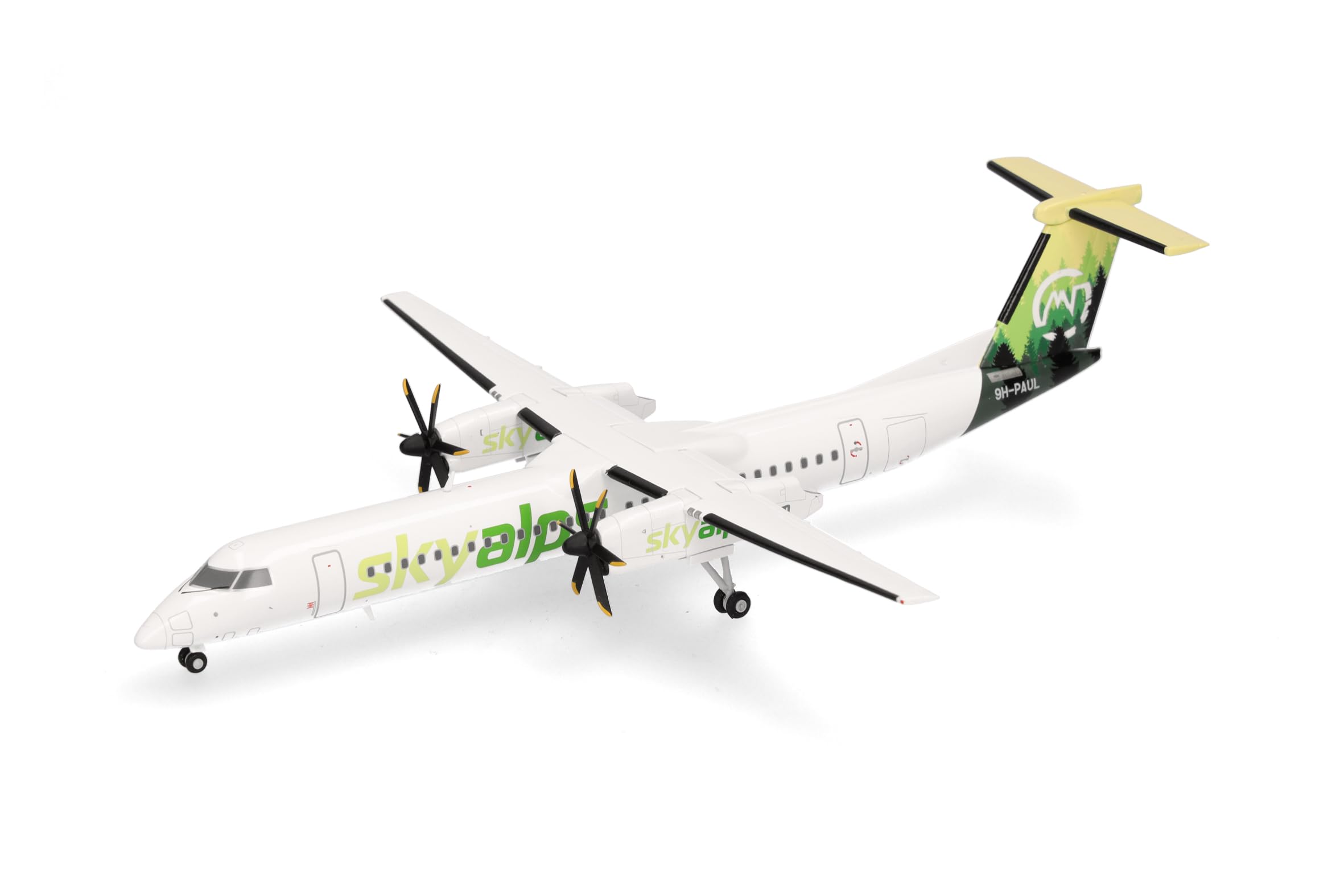 herpa-sky-alps-bombardier-q400-flugzeugmodell-1-200-metall image 4