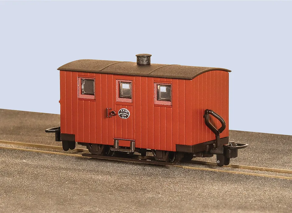 peco-gr-570a-quarryman-coach-oo-9-braun-nr-8-wagen image 1