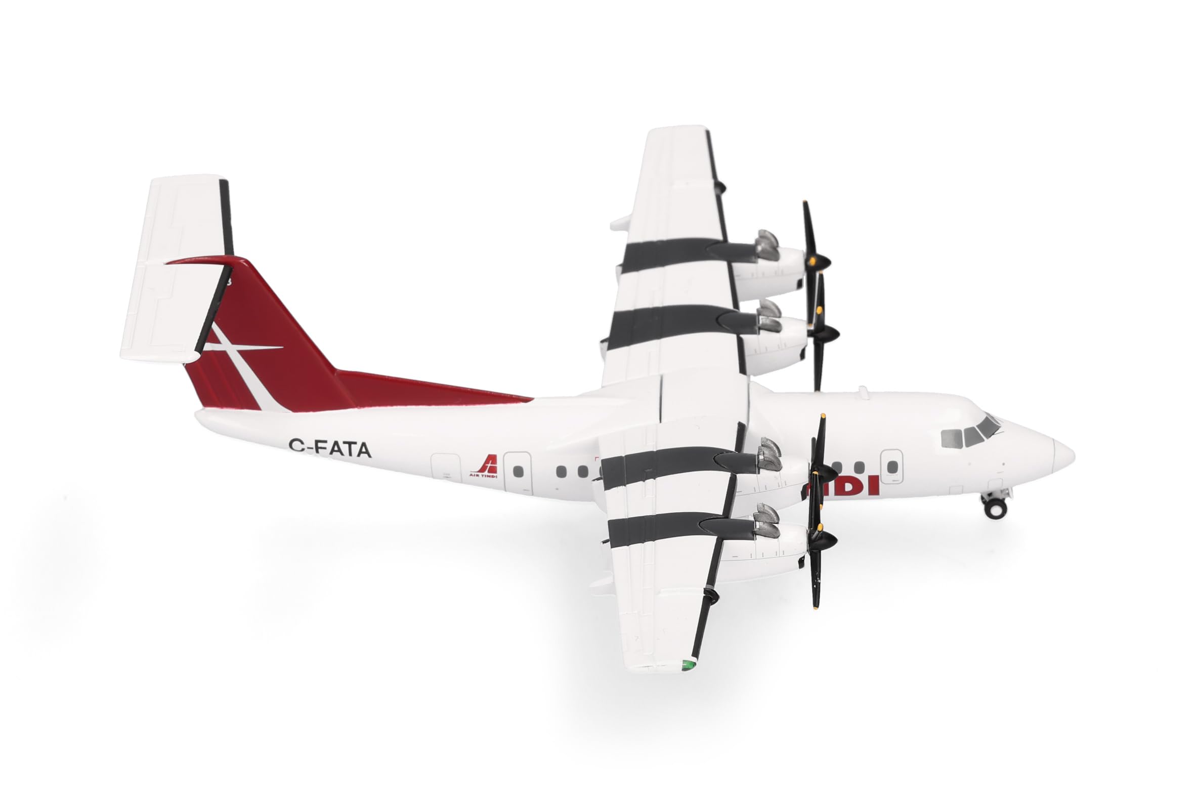 herpa-wings-air-tindi-dhc-7-modellflugzeug-1-200-metall-sammler image 1