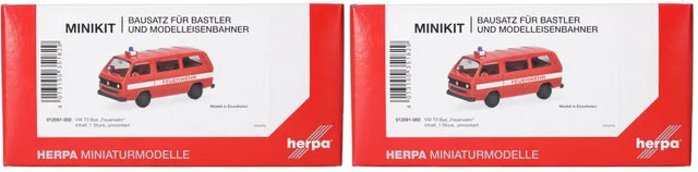 herpa-minikit-vw-t3-bus-feuerwehr-auto-1-87-2-stk image 1
