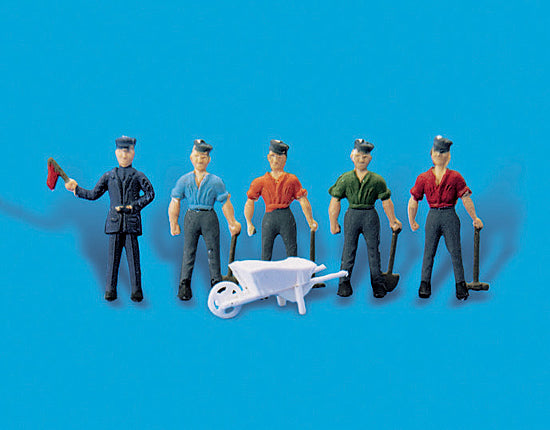 peco-modelscene-5077-gleisbautrupp-figuren-bemalt-oo-h0 image 1