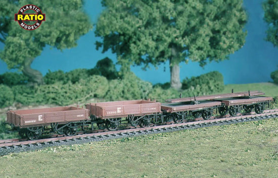 peco-parkside-pc575-bauzug-wagen-set-4-tlg-h0-bausatz image 1