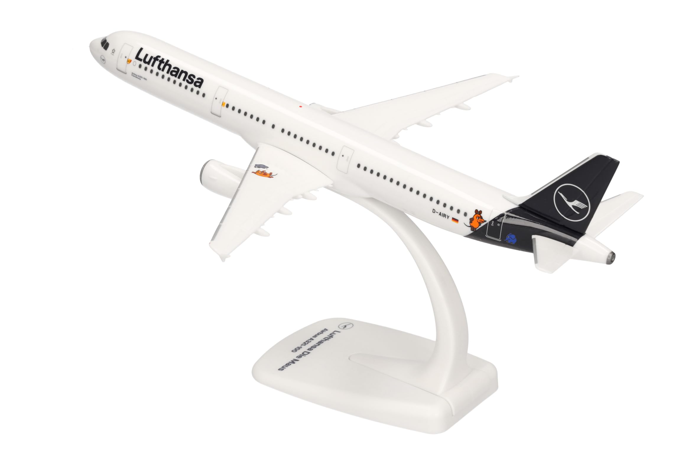herpa-snapfit-lufthansa-a321-die-maus-flugzeugmodell-1-200 image 4