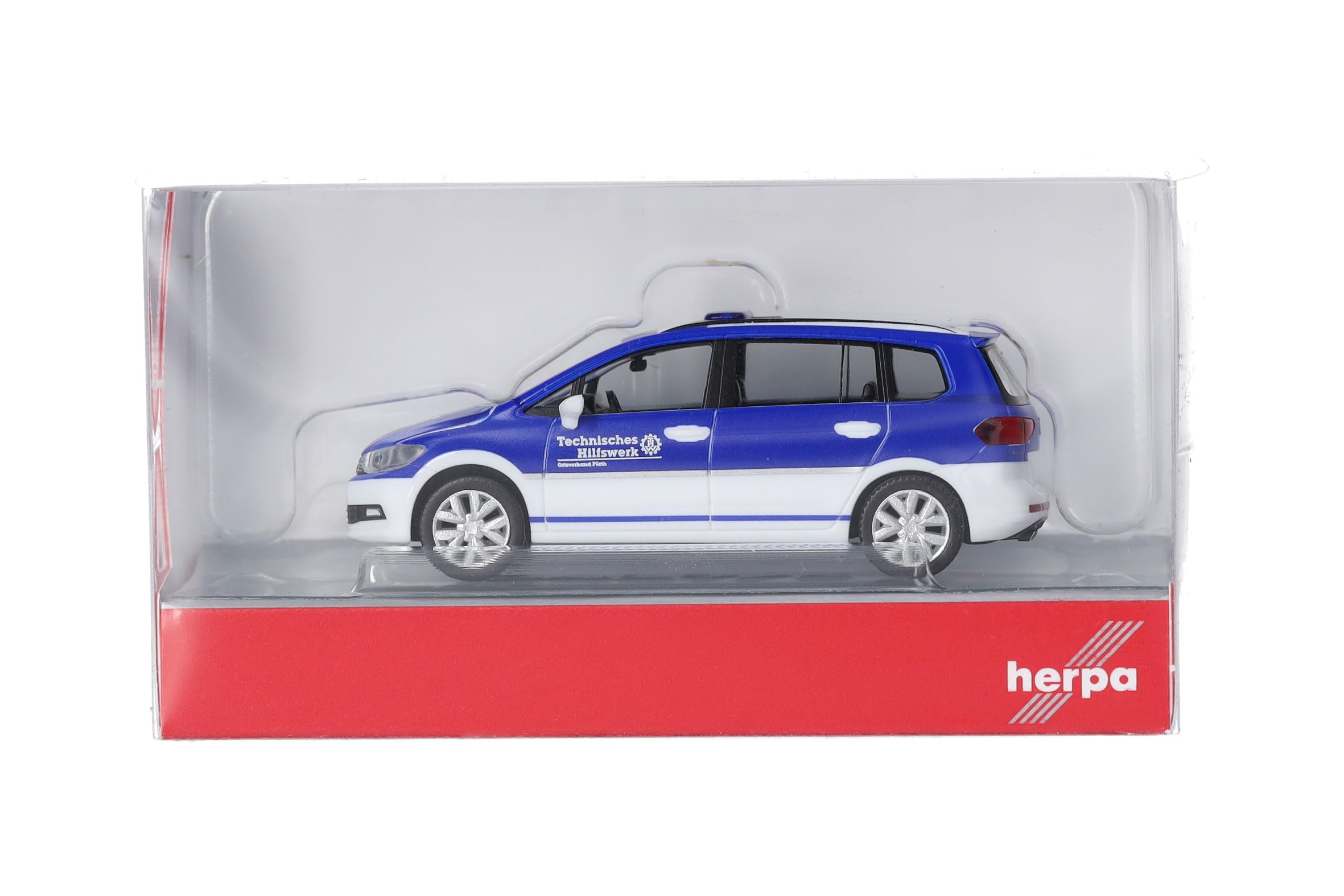 herpa-vw-touran-thw-f-rth-modellauto-1-87-kunststoff image 5