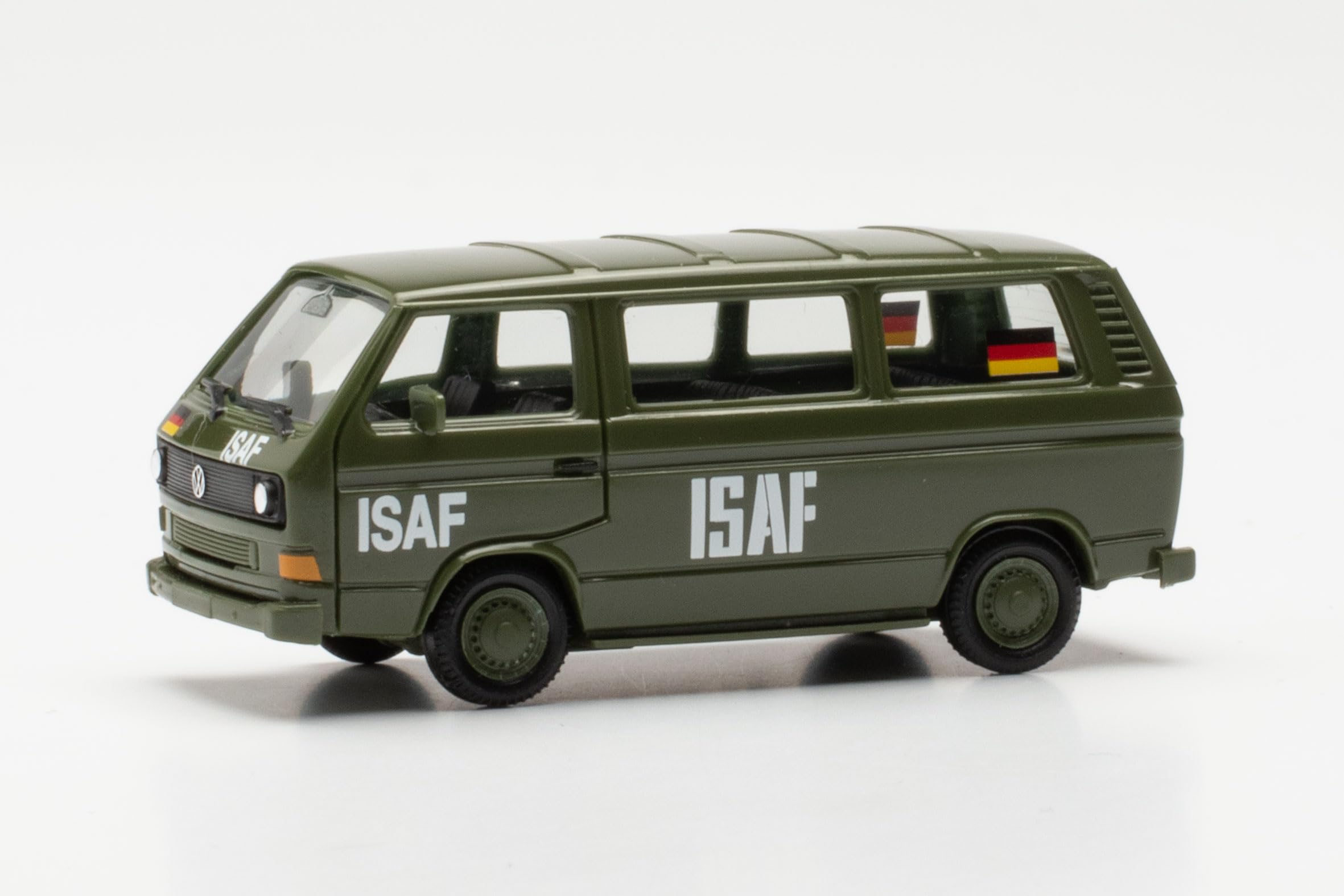 herpa-minitanks-vw-t3-bus-isaf-modellauto-1-87-h0-kunststoff image 1