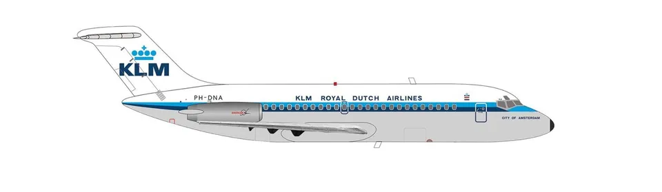 herpa-wings-douglas-dc-9-15-klm-flugzeugmodell-1-200-metall image 1