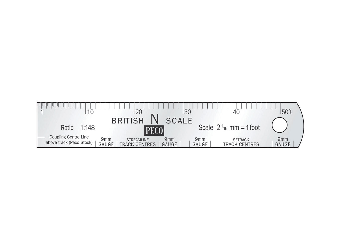 peco-sl320-ma-stablineal-spur-n-1-148-edelstahl image 1