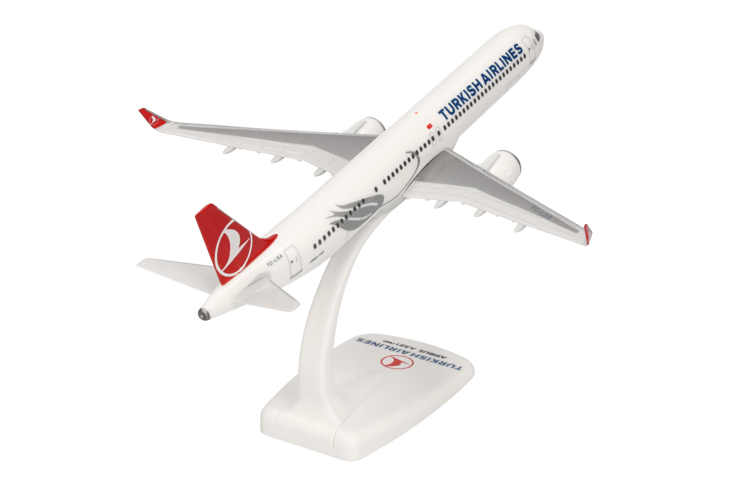 herpa-snapfit-turkish-airlines-a321neo-flugzeugmodell-1-200-kunststoff image 3