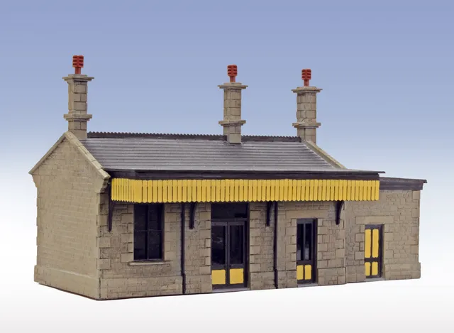 peco-lk217-lineside-gwr-bahnhof-west-bay-lasercut image 1