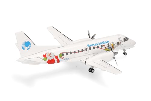 herpa-wings-finnaviation-saab-340-modellflugzeug-1-200-metall image 7