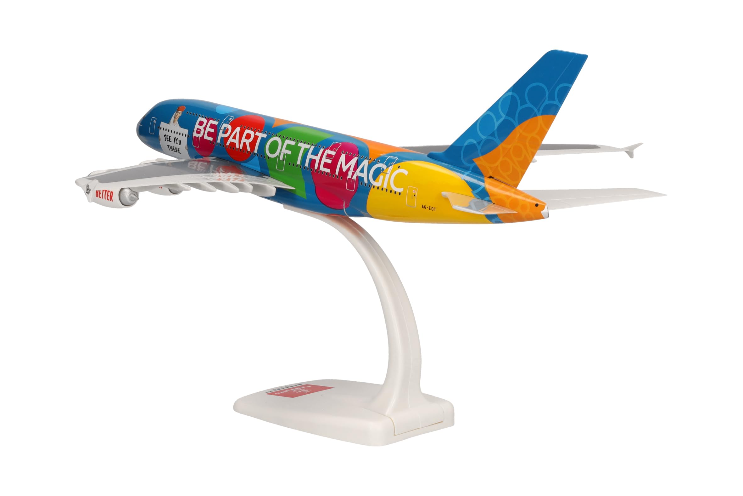 herpa-snapfit-emirates-a380-destination-dubai-1-250-modell image 5