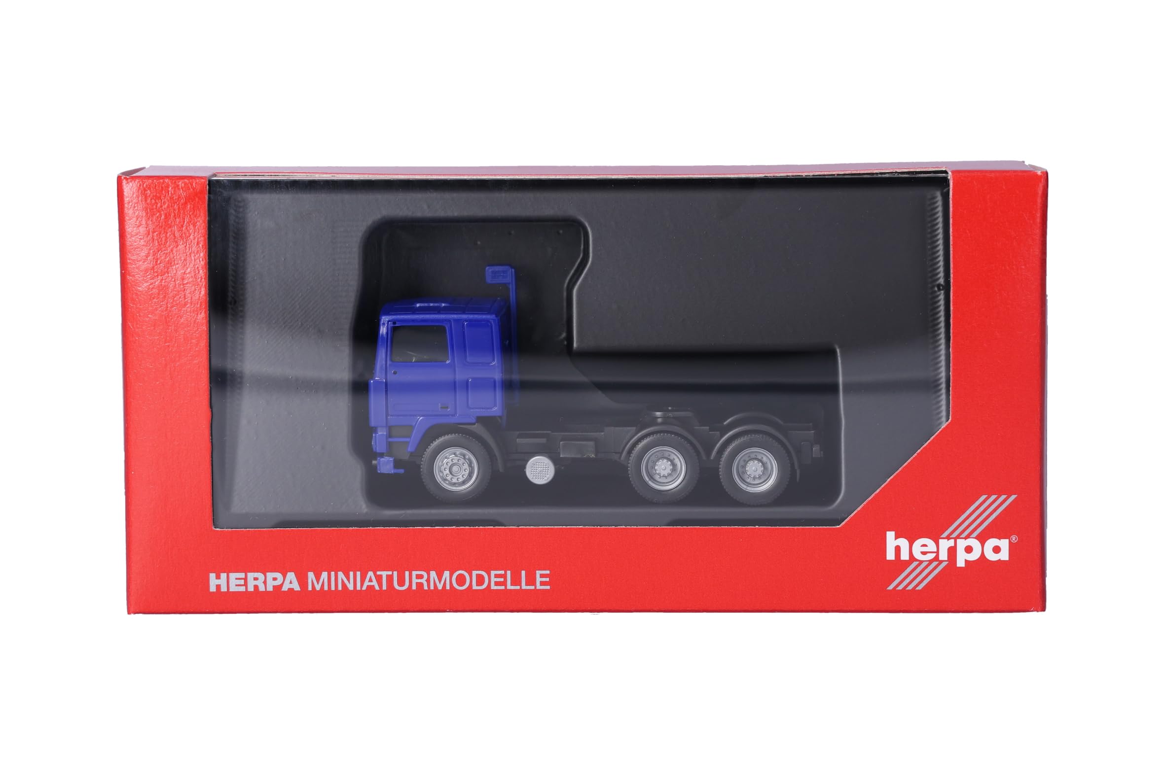 herpa-volvo-f10-flachdach-zugmaschine-3-achs-lkw-1-87-blau image 5