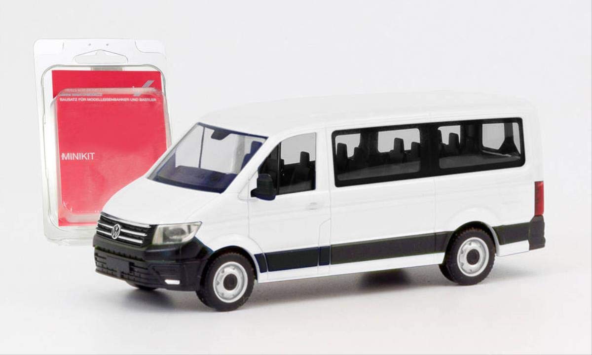 herpa-minikit-013840-vw-crafter-bus-modellauto-wei-flachdach image 1
