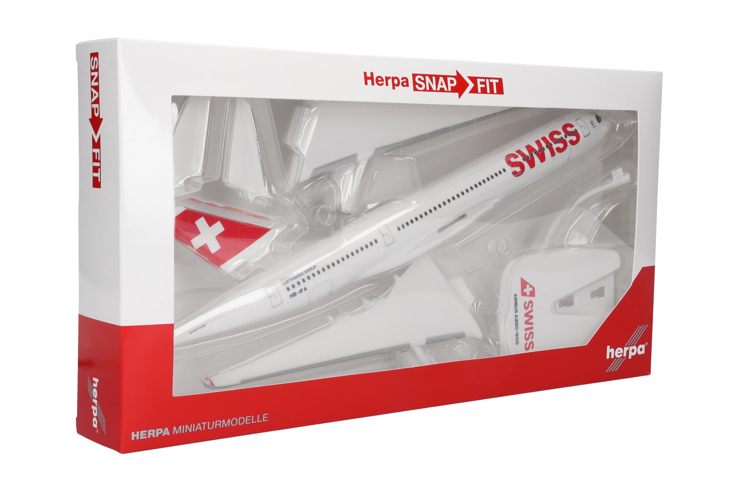 herpa-snapfit-swiss-a350-900-flugzeugmodell-1-200-standfu image 6