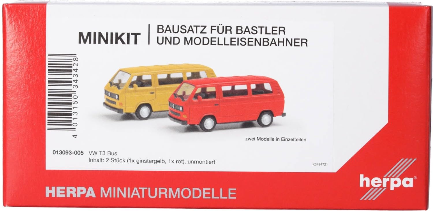 herpa-minikit-vw-t3-bus-h0-bausatz-2-st-ck-ginstergelb-feuerrot image 3