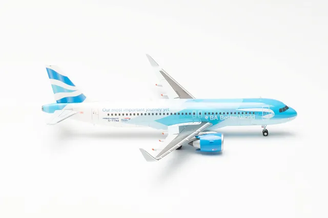 herpa-wings-a320neo-flugzeugmodell-british-airways-better-world-1-200 image 1