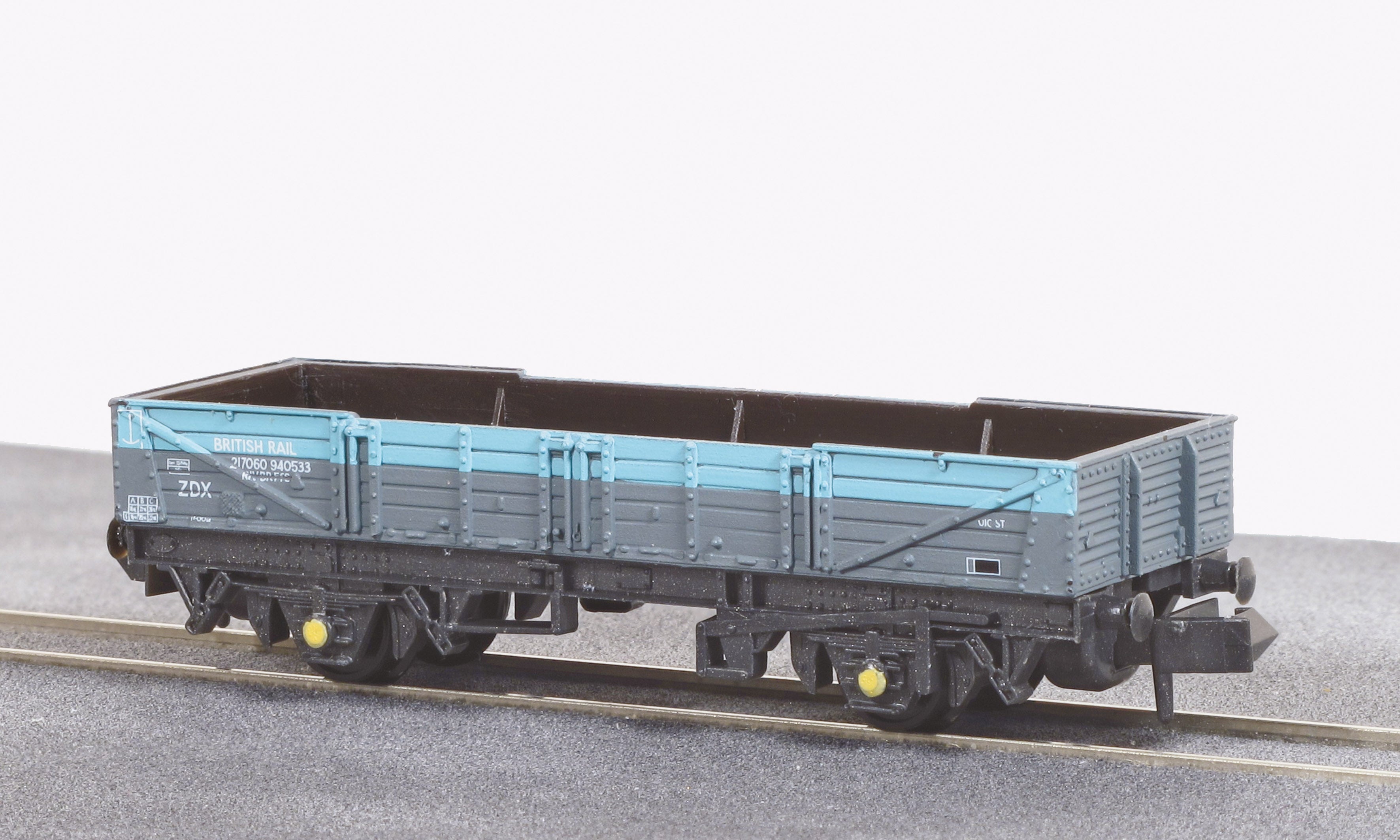 peco-nr7g-ferry-tube-g-terwagen-spur-n-grau-t-rkis image 1