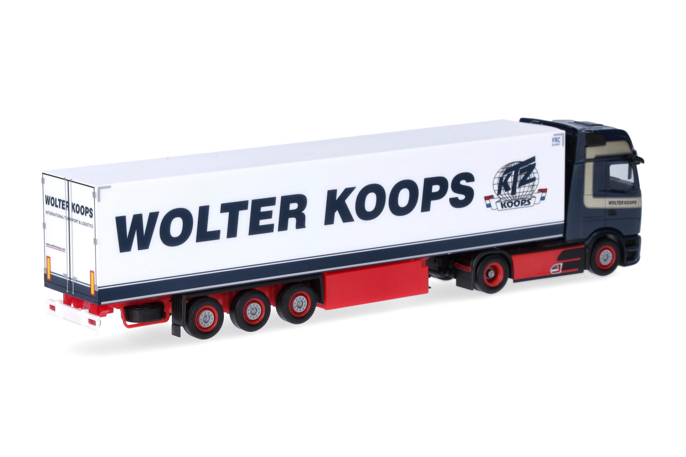 herpa-mercedes-actros-l-procabin-lkw-modell-wolter-koops-1-87 image 2