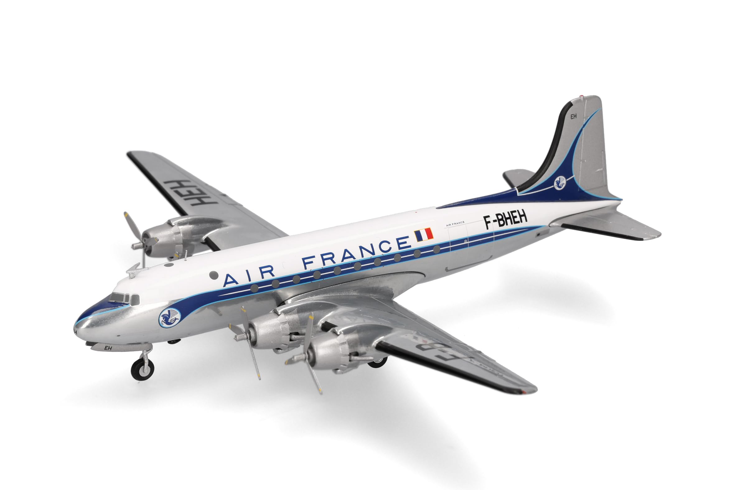 herpa-wings-air-france-douglas-dc-4-flugzeugmodell-1-200-metall image 4