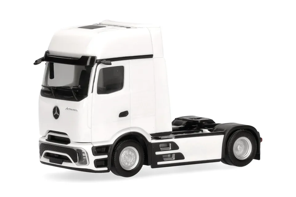 herpa-mercedes-actros-l-procabin-lkw-modell-wei-1-87 image 1