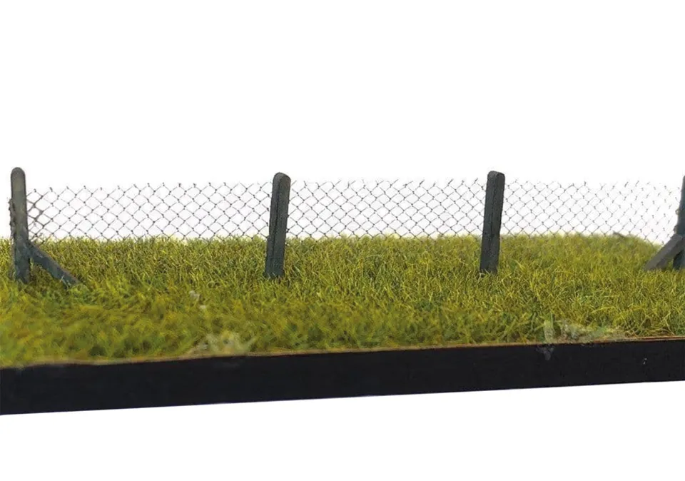 peco-scale-model-scenery-lx183-maschendrahtzaun-bausatz-oo-h0-1m image 1