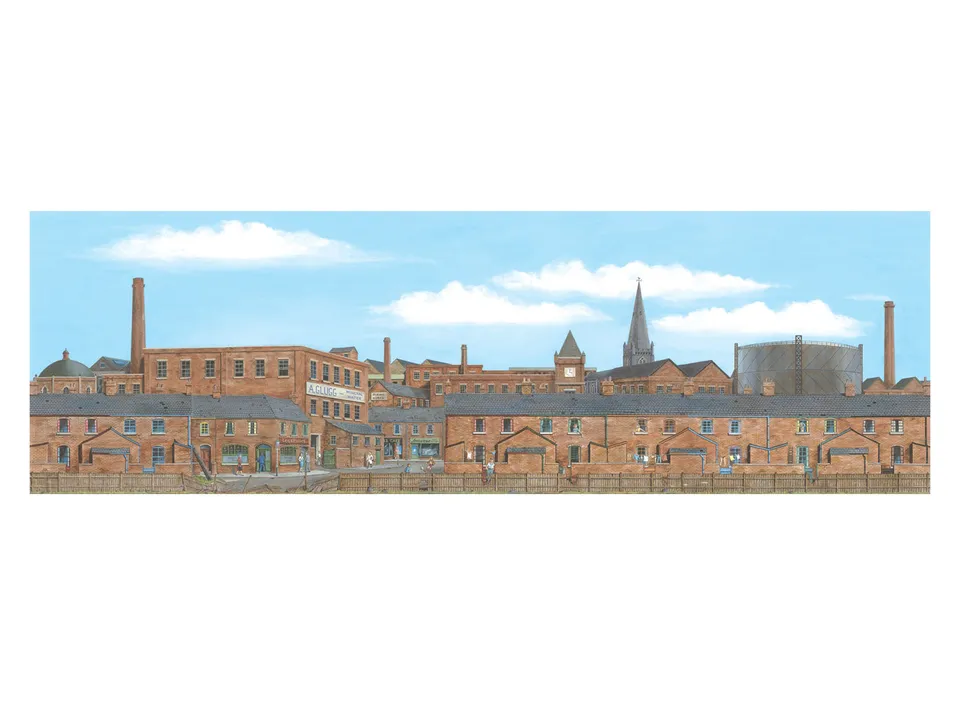 peco-sk45-hintergrundkulisse-old-industrial-town-centre image 1