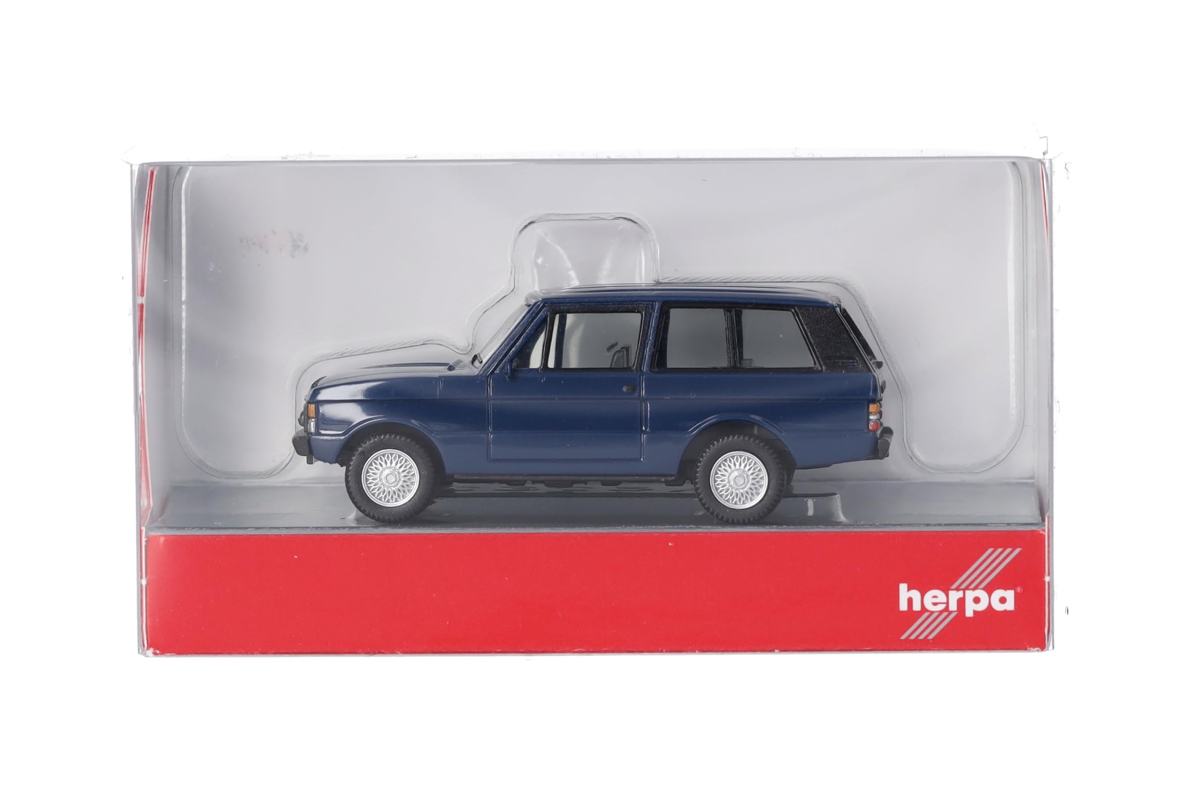 herpa-range-rover-modellauto-miniatur-blau-1-87-h0-sammler image 5