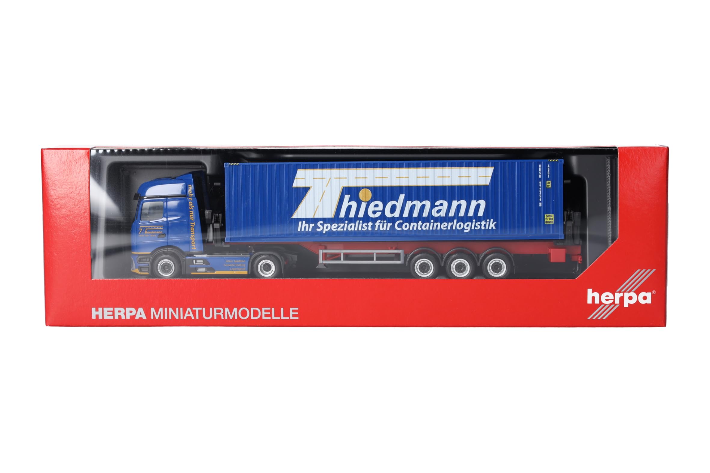 herpa-mercedes-actros-l-procabin-lkw-modell-1-87-thiedmann image 4