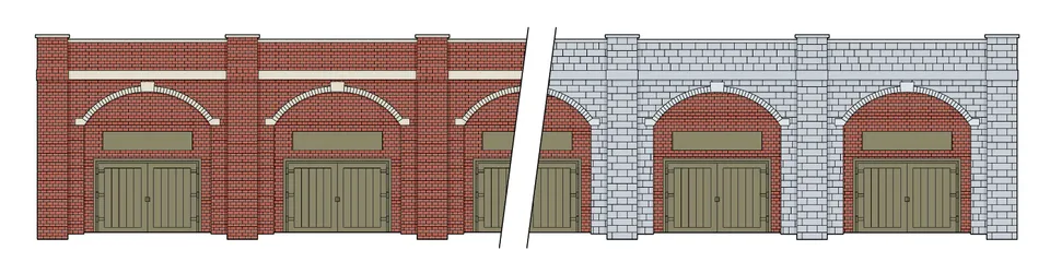 peco-lk12170-tt-120-st-tzmauer-bausatz-ziegel-stein-304mm image 1
