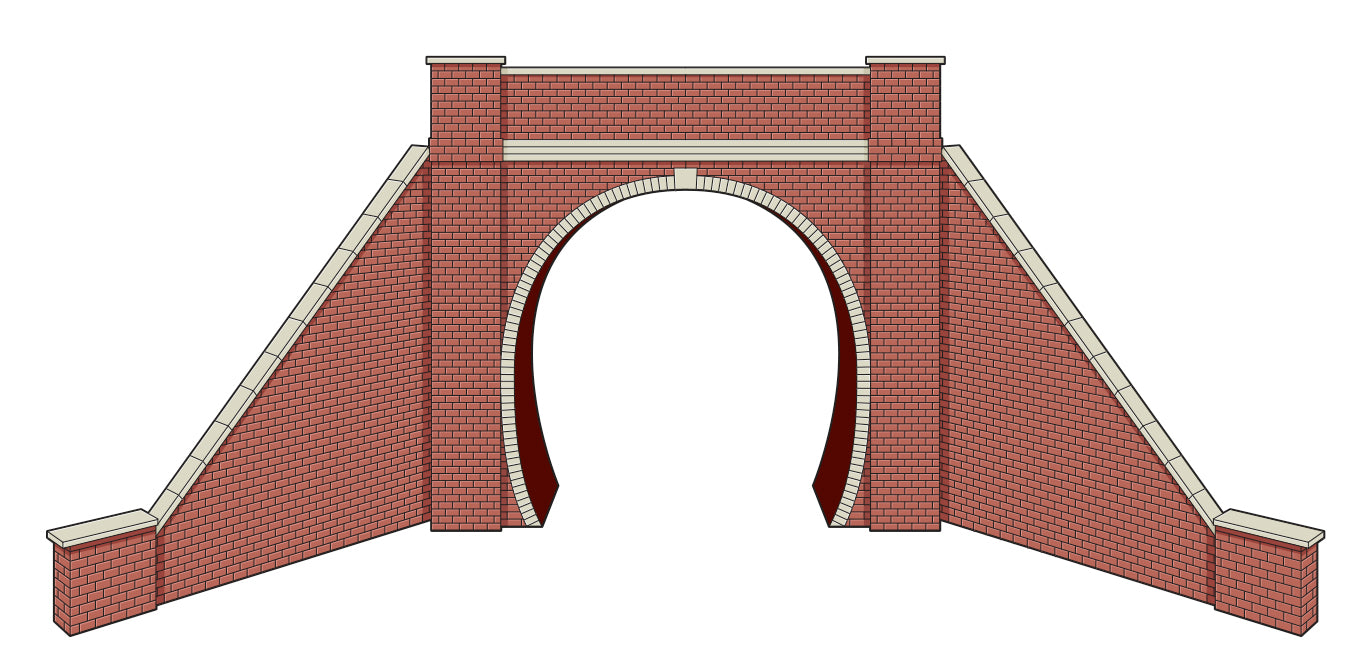 peco-lk12171-tunnelportal-ziegel-eingleisig-tt120-bausatz image 1