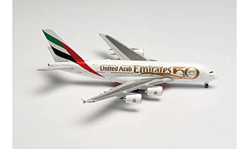 herpa-wings-emirates-a380-flugzeugmodell-uae-50th-a6-evg image 2