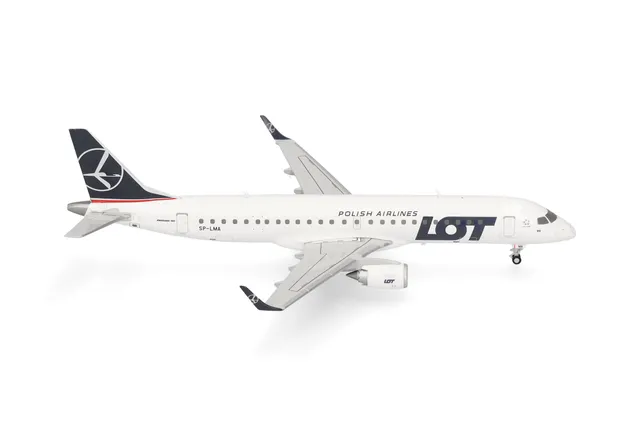 herpa-wings-lot-embraer-e190-1-200-mit-standfu image 1