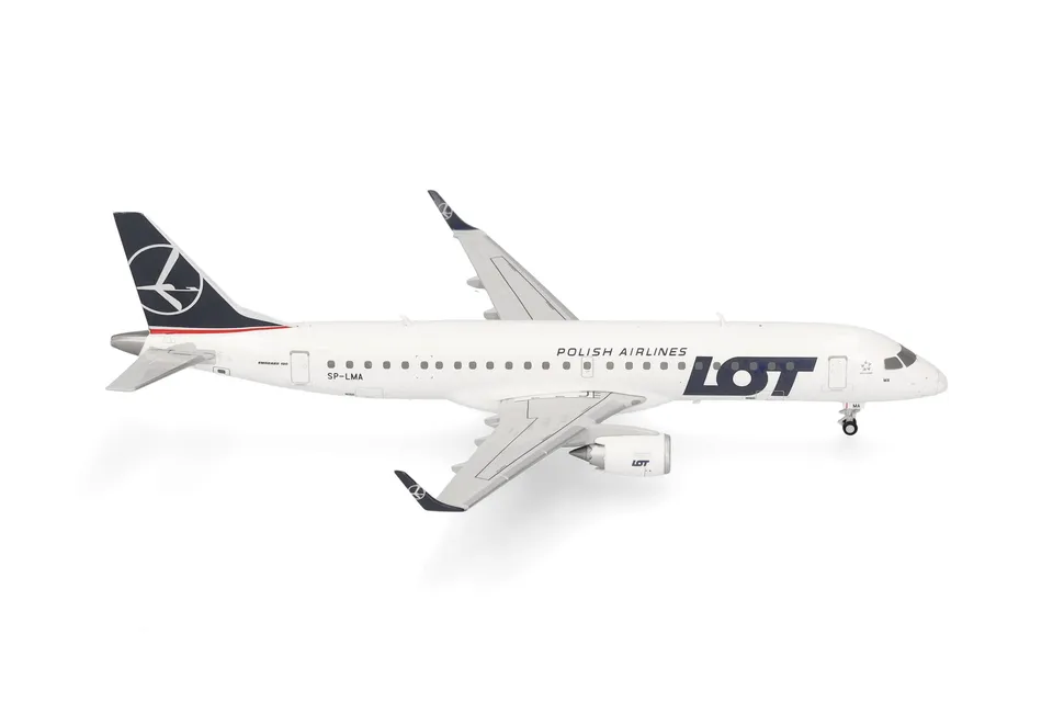 herpa-wings-lot-embraer-e190-1-200-mit-standfu image 1