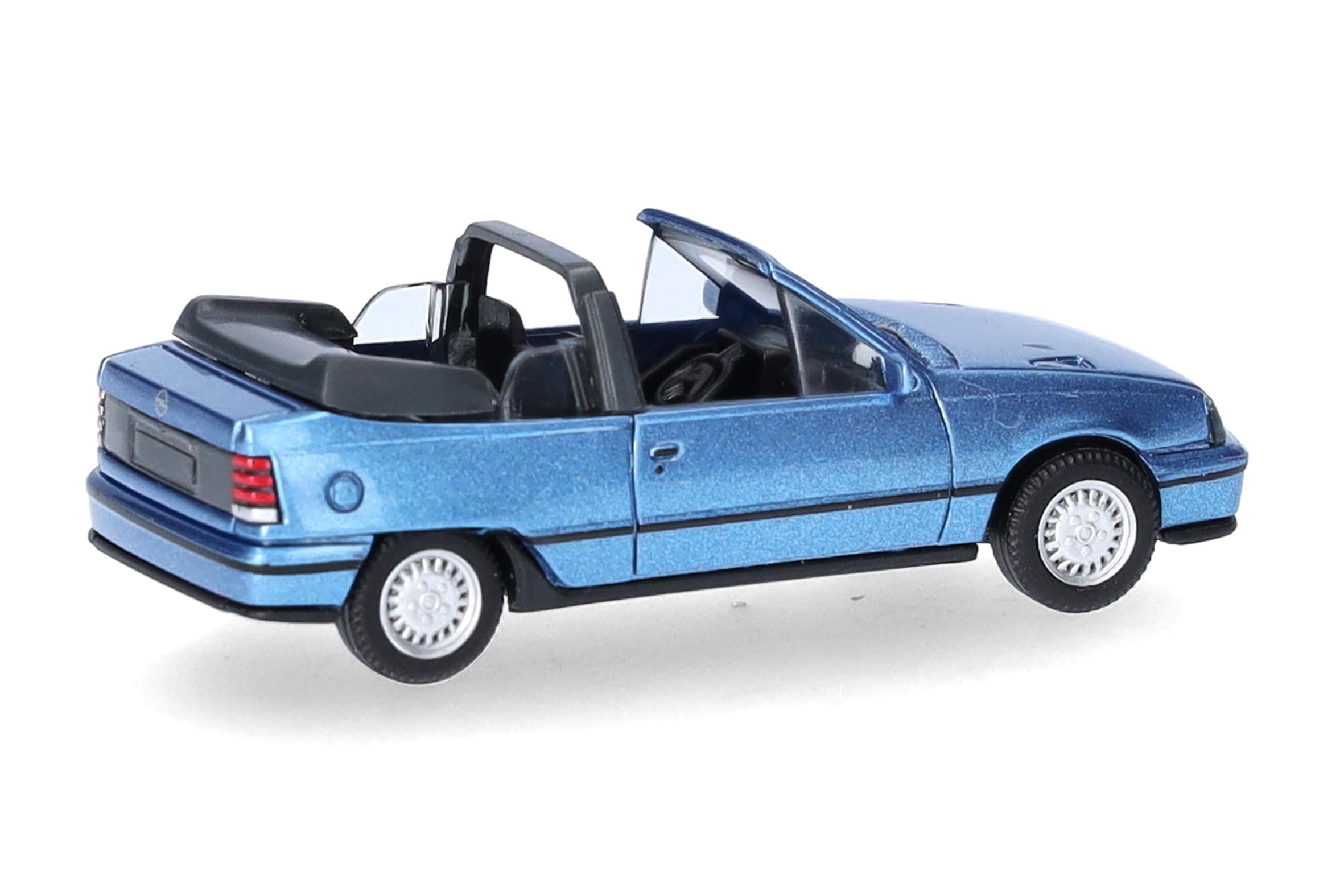 herpa-cars-opel-kadett-e-gsi-cabrio-modellauto-1-87-laserblau image 2