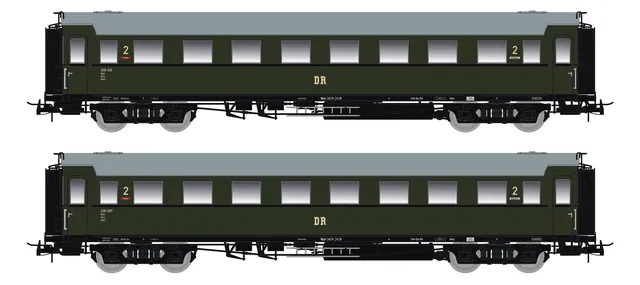 saxonia-87183-c4-sa-07-personenwagen-h0-2er-set-mit-beleuchtung-dr image 1