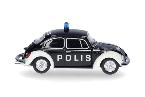 herpa-vw-k-fer-1303-polis-modellauto-1-87-blau-wei image 8