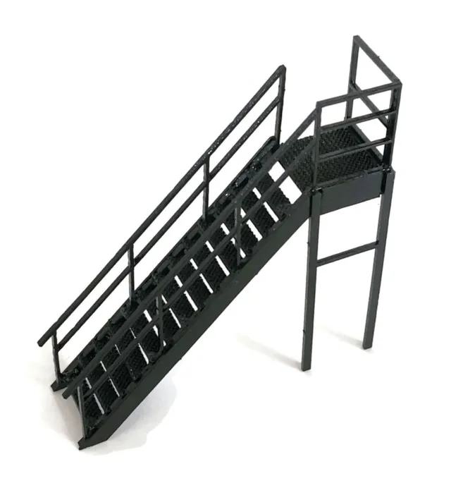 peco-lx245-stahltreppe-feuerleiter-oo-ho-2-st-ck-bausatz image 1