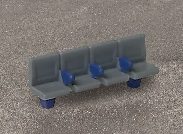 peco-nb-29-modern-platform-seating-bahnsteig-sitze-spur-n-12-stk image 1