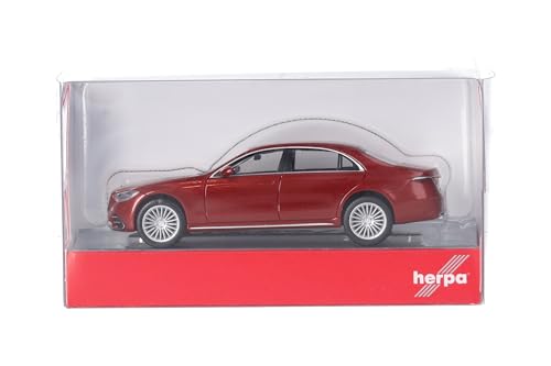 herpa-cars-mercedes-s-klasse-v223-modellauto-1-87-patagonienrot image 8