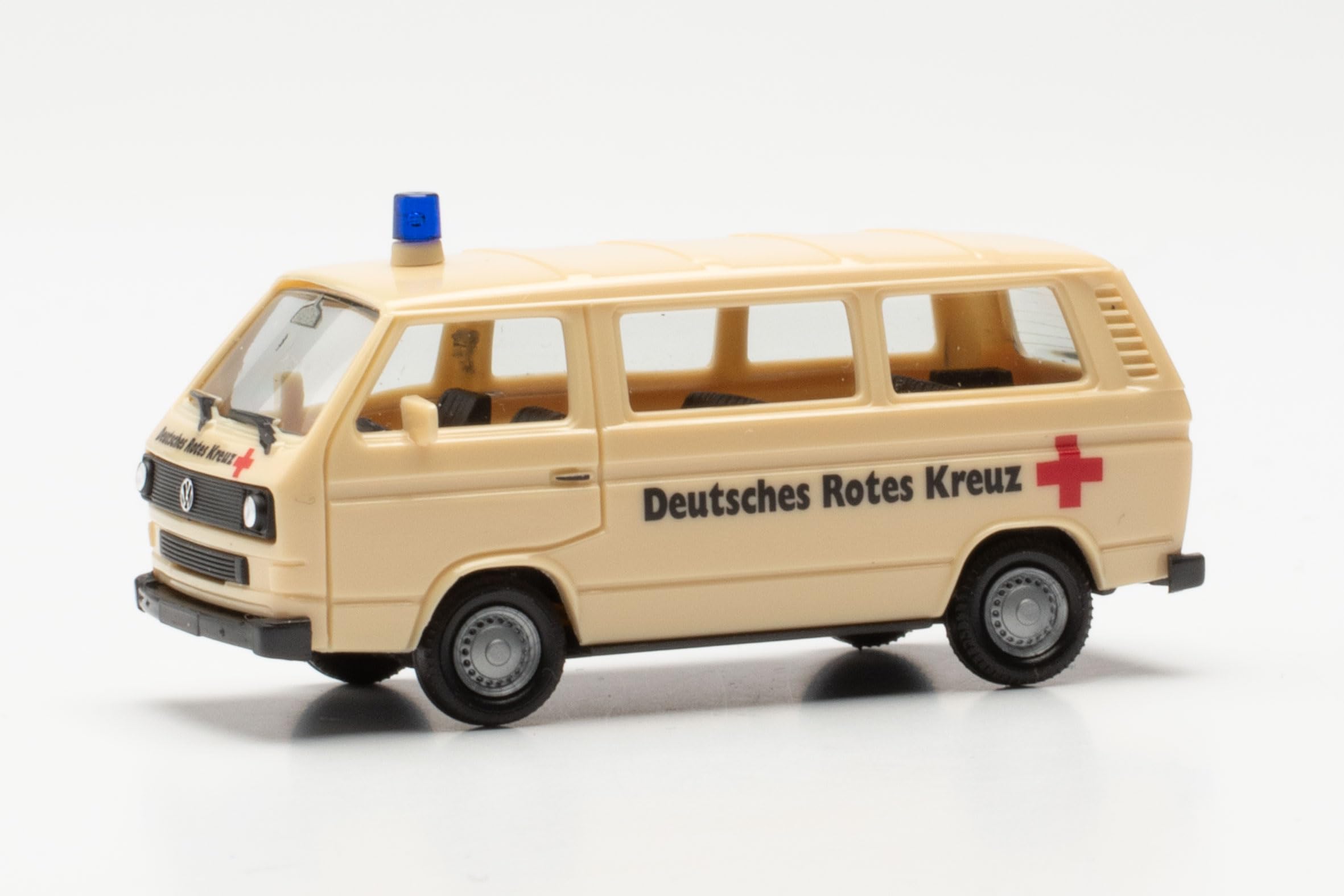 herpa-basic-vw-t3-bully-drk-modellauto-1-87-beige image 1