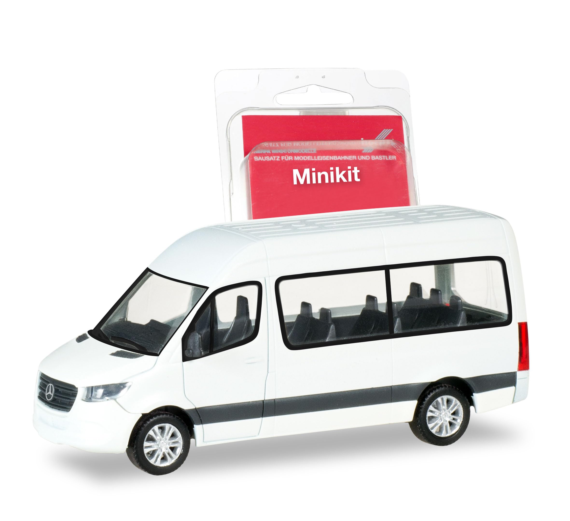 herpa-minikit-mercedes-sprinter-bus-hochdach-bausatz-1-87-wei image 1