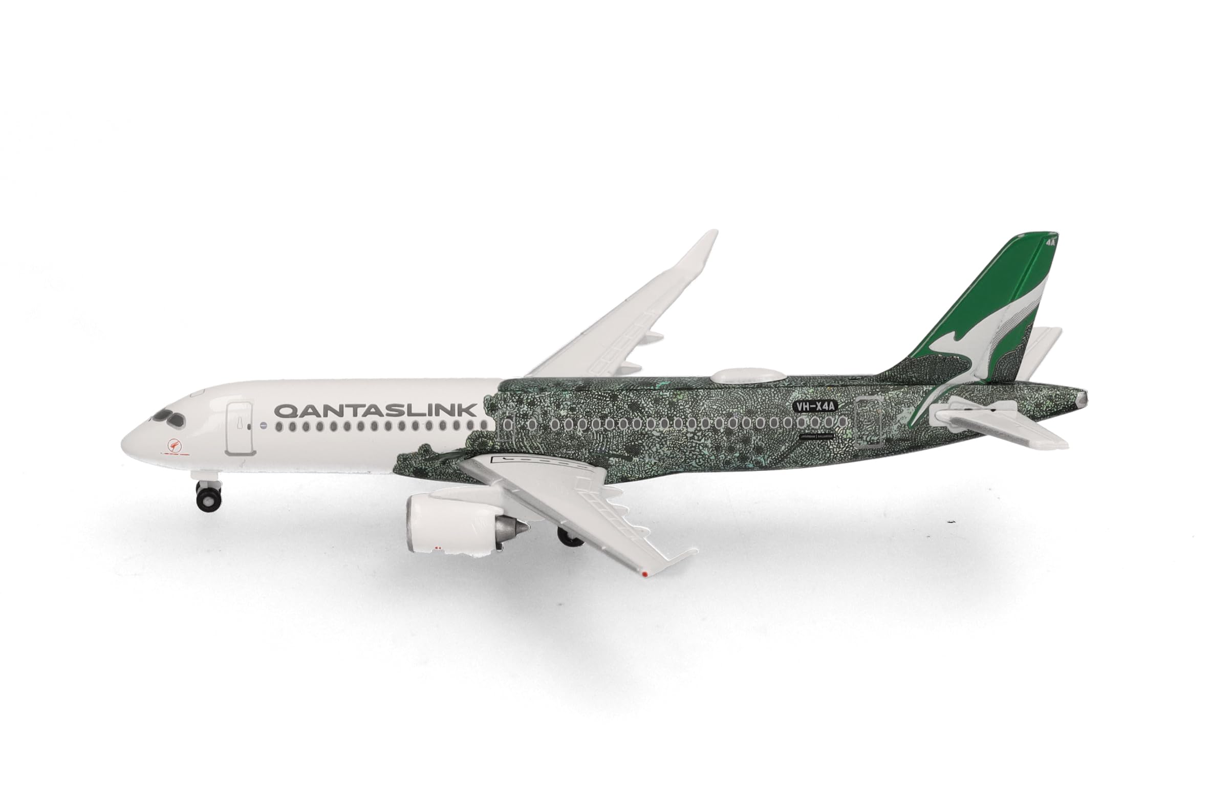 herpa-wings-qantaslink-a220-300-flying-art-flugzeug-1-500-gr-n image 2