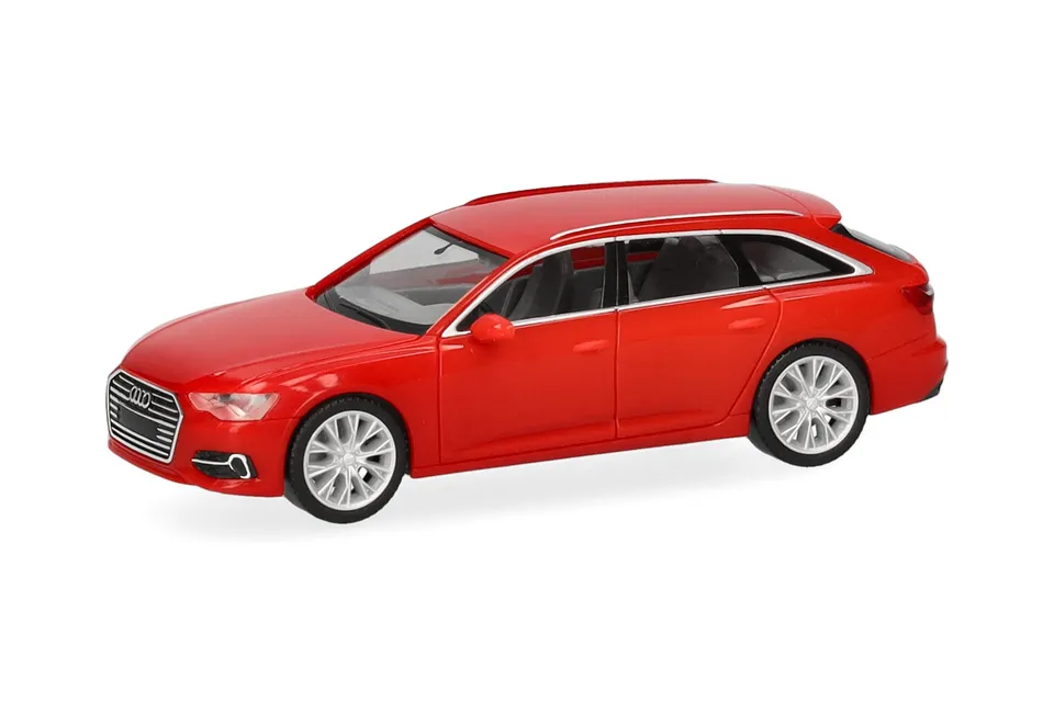 herpa-audi-a6-avant-modellauto-1-87-rot image 1