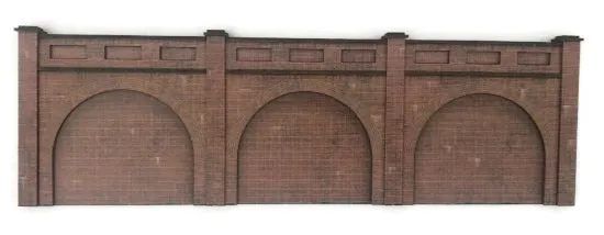 peco-scale-model-scenery-kx076-viadukt-bausatz-rot-oo-3er image 1