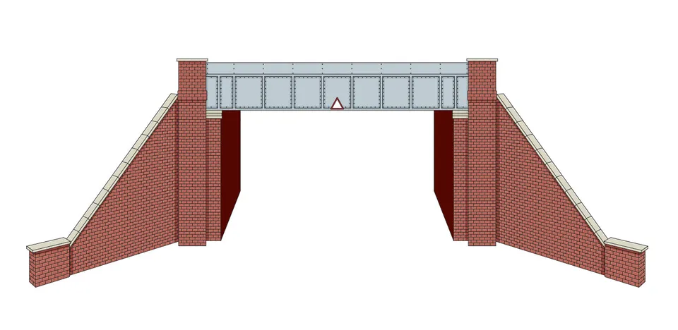 peco-lineside-lk12166-stahlbr-cke-tt120-zweigleisig-bausatz image 1