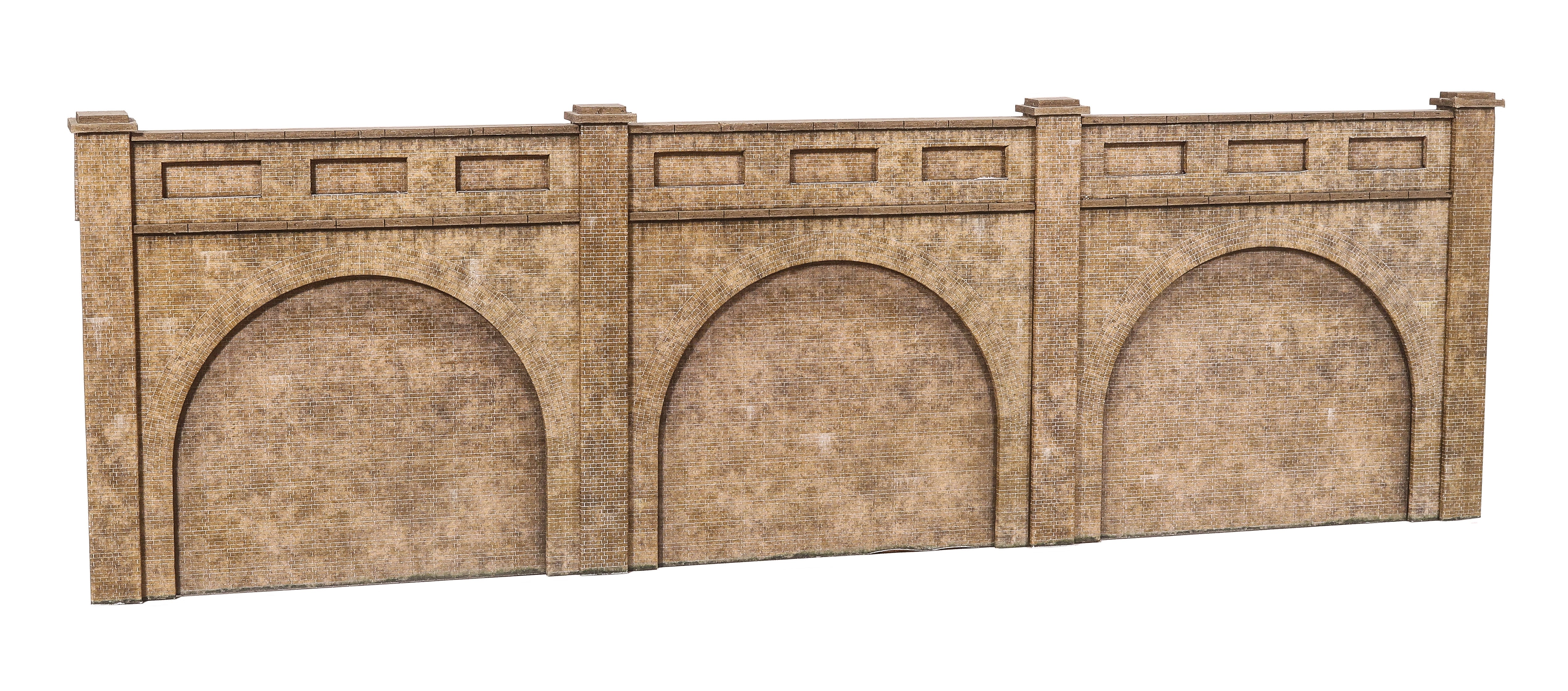 peco-scale-model-scenery-kx076-viadukt-bausatz-gelb-oo-3er image 1