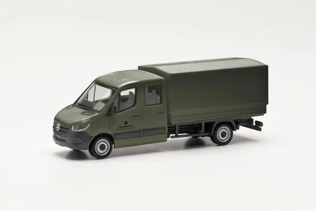 herpa-minitanks-sprinter-doppelkabine-bundeswehr-auto-1-87 image 1