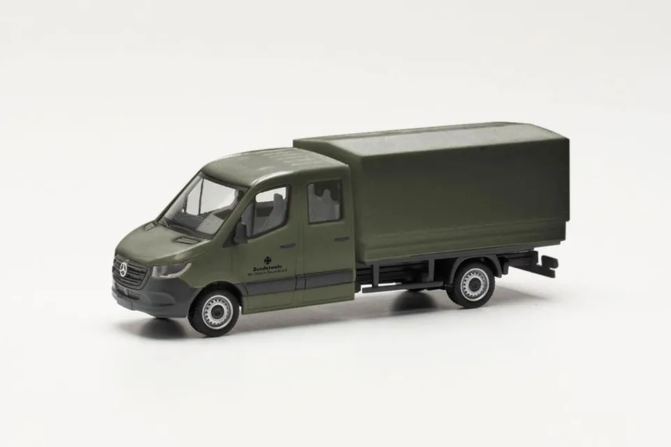 herpa-minitanks-sprinter-doppelkabine-bundeswehr-auto-1-87 image 1